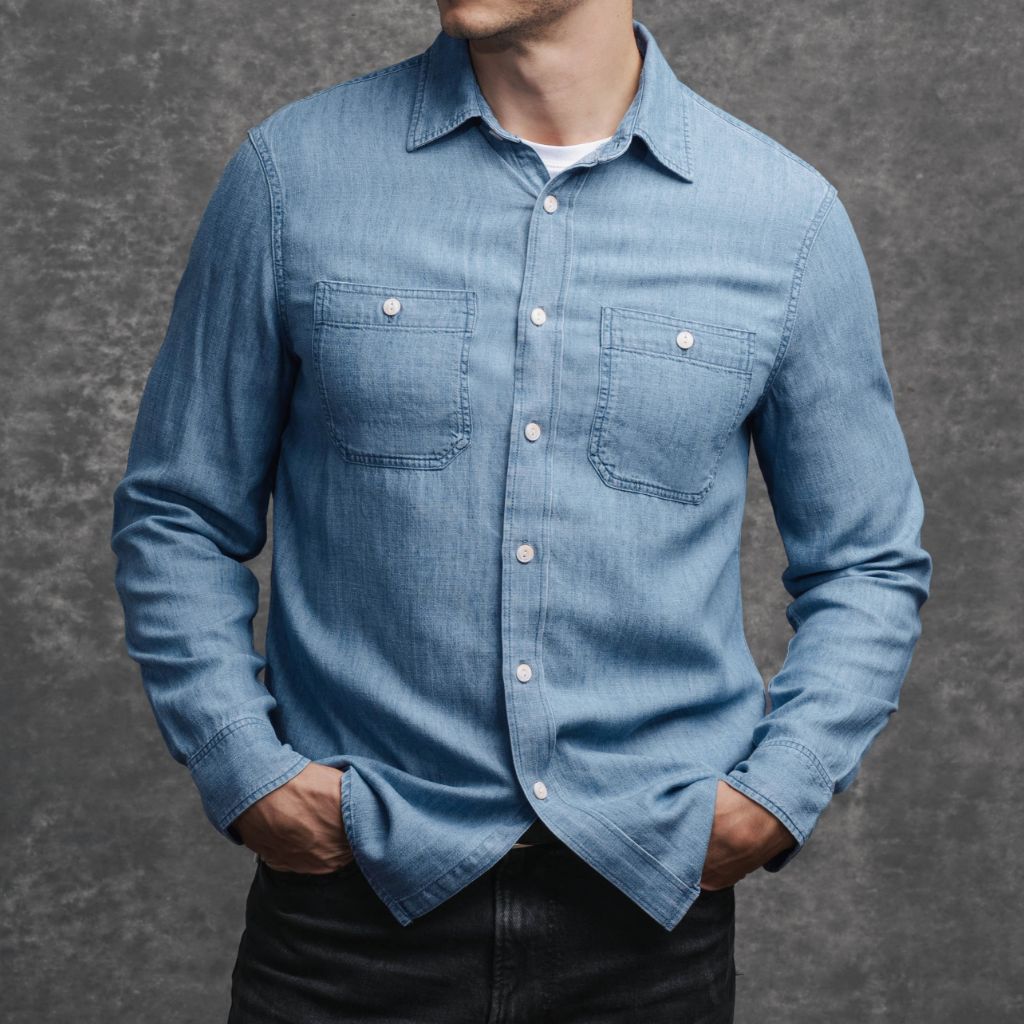 Chambray Workshirt | Vintage Indigo