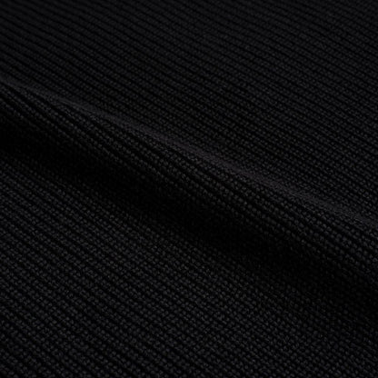 Ribbed Crewneck | Black