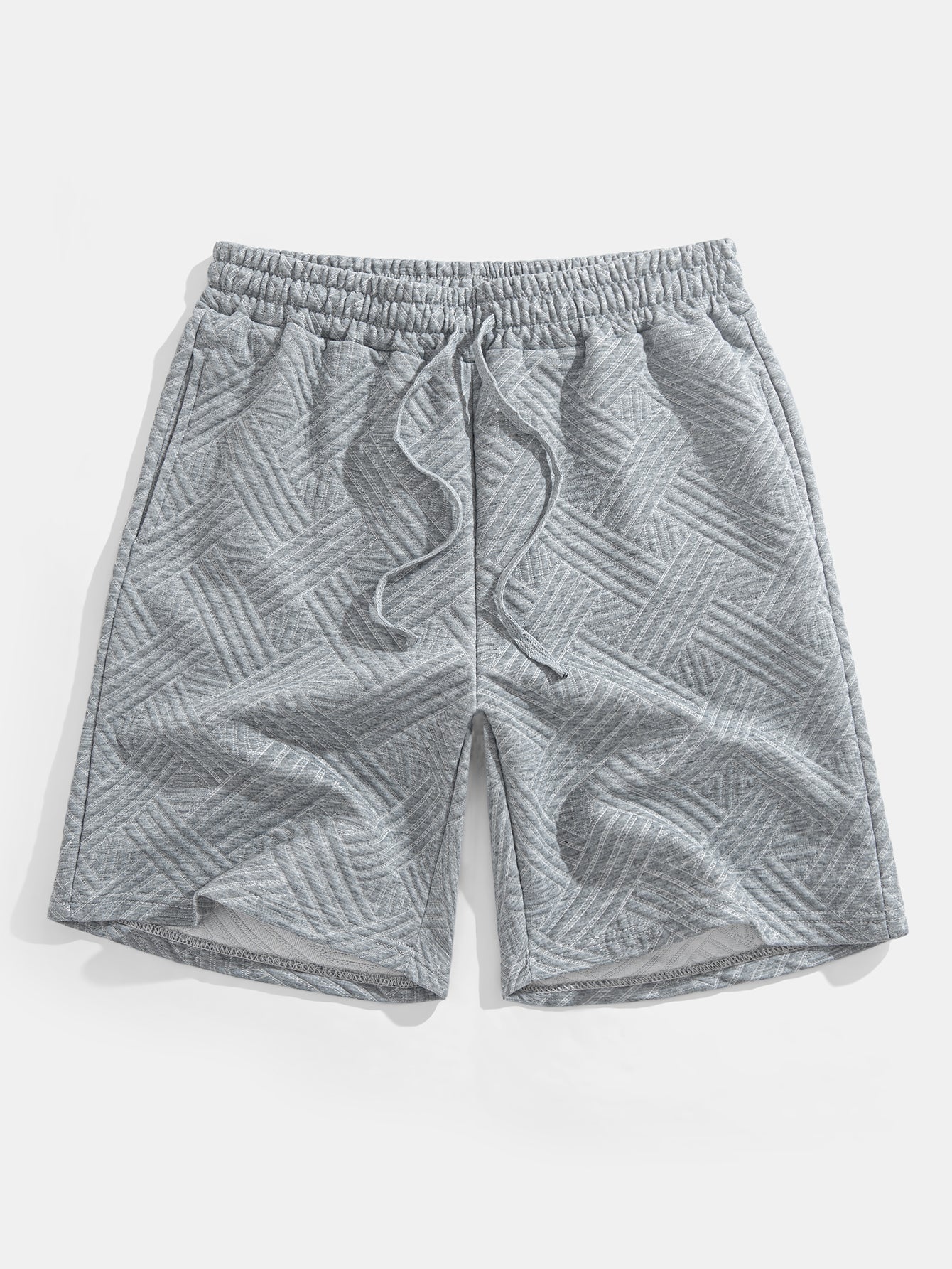 Striped Jacquard T-Shirt & Shorts Set