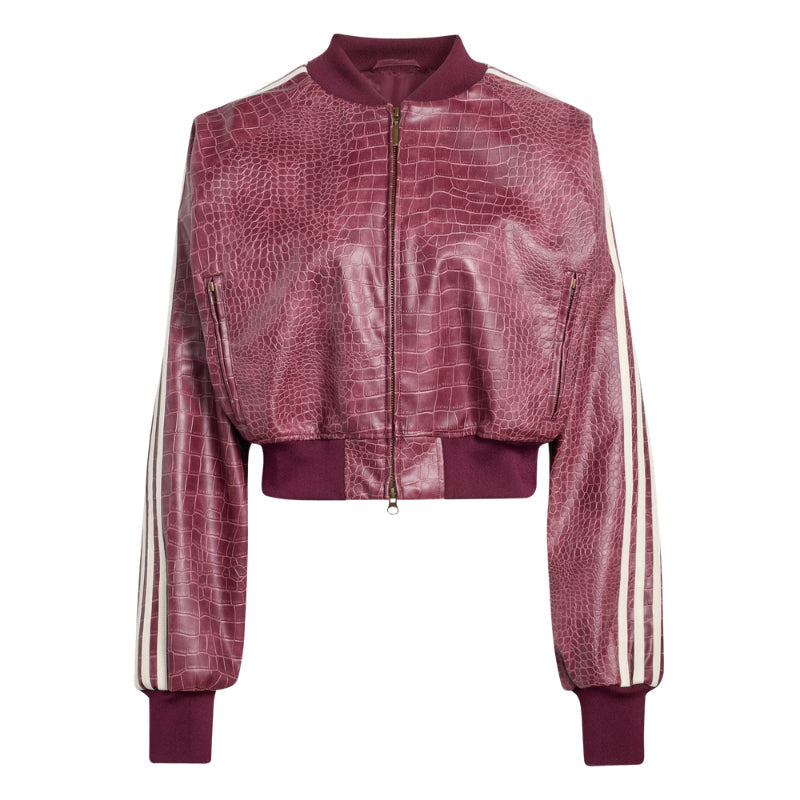 Pleather Jacket Maroon